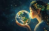 Showing love for Mother Earth (photo: Adobe)