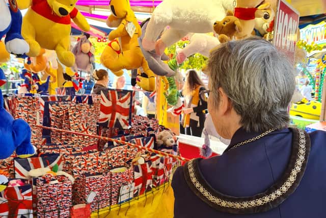 The Mayor of Buckingham at last year's Charter Fair