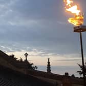 The Jubilee Beacon on top of the church roof