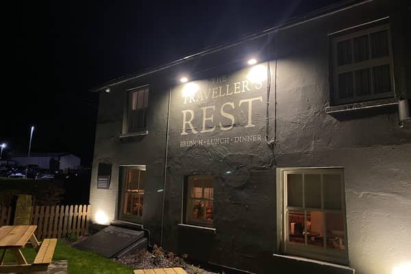 The outside of the pub