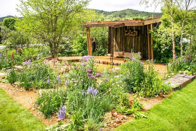 The award-winning BBOWT garden at the RHS Malvern Spring Festival