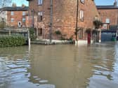 Flooding in Buckingham, photo from Councillor Robin Stuchbury
