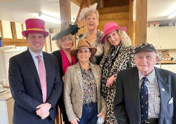 The lunch fundraiser held at Padbury Hill Farm, raised more £1,000