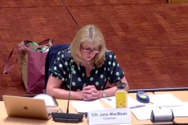 Cllr Jane MacBean chaired the meeting