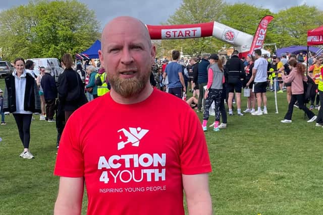 PC Kevin Simmons is running next month's Milton Keynes Marathon in aid of Aylesbury-based charity Action4Youth