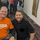 Jon and his mate Martin Hywood have raised thousands for the health charity