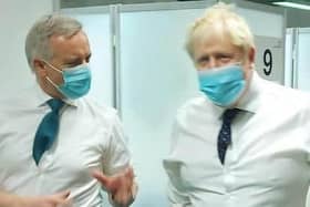 Rob Butler with Boris Johnson on his last visit to Aylesbury