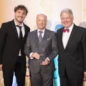 Simon Taylor receives Outstanding Contribution Award at the BKU Awards, photo from Will Ireland