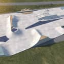 Digital view of the new skate park