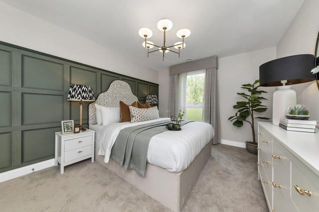 McCarthy Stone Gentian Place typical bedroom