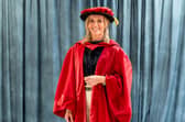 Gabby Logan receives an honorary doctorate from Bucks New University