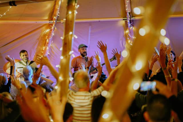 Epic live music nights in the Firelight Tipi
