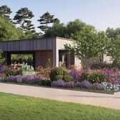An artist's impression of part of the site