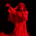 Florence Welch, lead singer of the band of Florence + the Machine