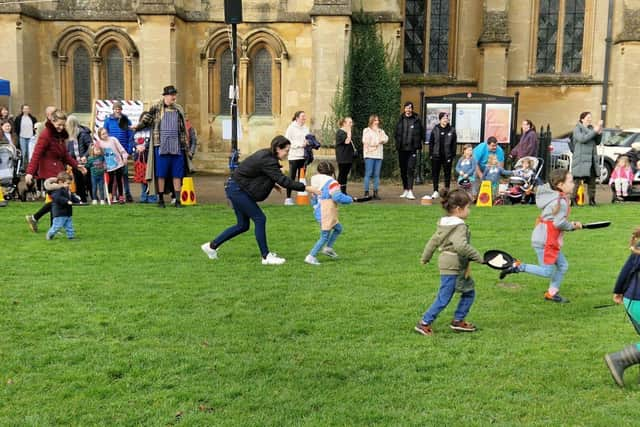 Children Running Race