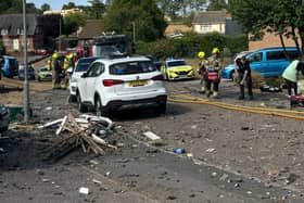 Buckinghamshire Council has sent a letter to residents of Cobb Hall Road in Newton Longville advising them that debris featuring asbestos was found following an explosion earlier this month