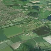 The site earmarked for the new garden village