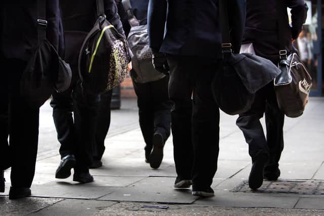 a dozen secondary schools in the county were either overcrowded or at capacity PA Wire/PA Images