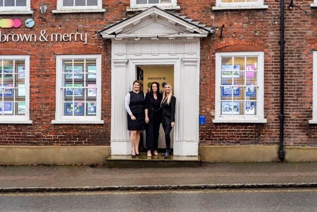 L-R: Jessica Deeley Sales Manager at Brown & Merry; Sarah Sargeant Sales Manager at Hayfield; Nina Webster Sales Manager at Connells