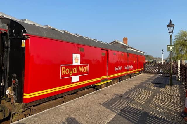 The Travelling Post Office (TPO) carriages have received a fresh coat of paint for the occasion