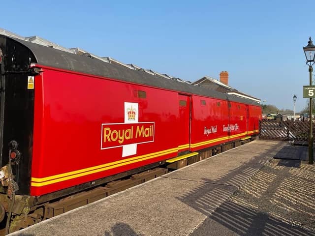 The Travelling Post Office (TPO) carriages have received a fresh coat of paint for the occasion