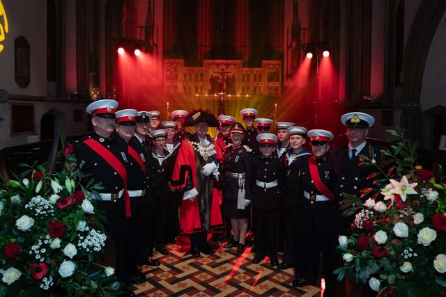 Some of the officials invited to the service, photo from Brian O'Carroll