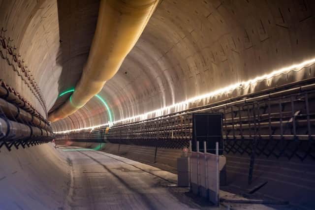 Inside the Chiltern tunnel