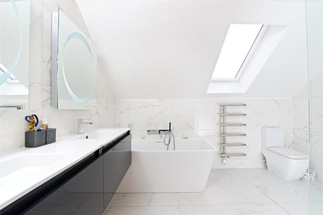 The modern principal en suite bathroom