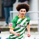 Rocko Tamplin has left Aylesbury to join AFC Dunstable. Photo: Mike Snell.