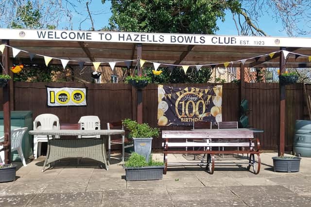 Hazells Bowls Club is 100 years old