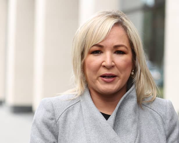 Sinn Fein vice president Michelle O'Neill 