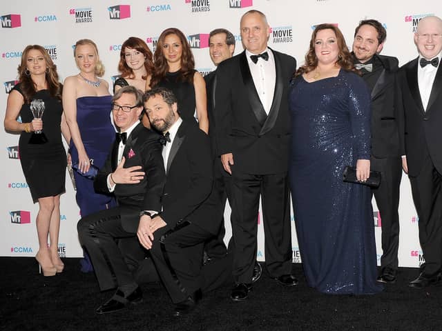 Cast and makers of movie Bridesmaids were winners of Best Comedy Movie Award at Critics' Choice Movie Awards (photo: Jason Merritt/Getty Images)