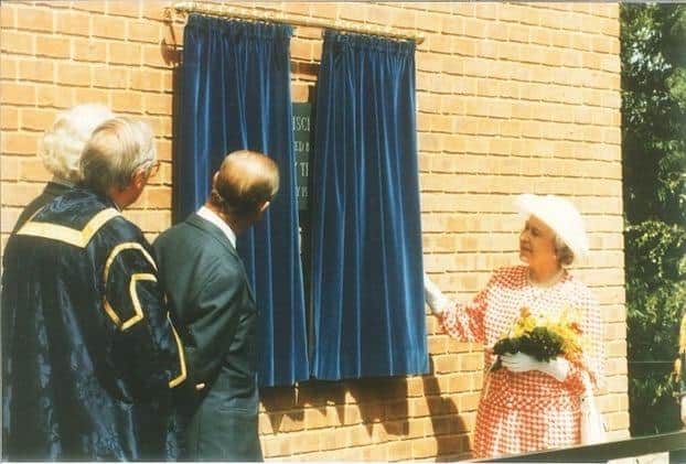 The Queen opened a new building at the University of Buckingham
