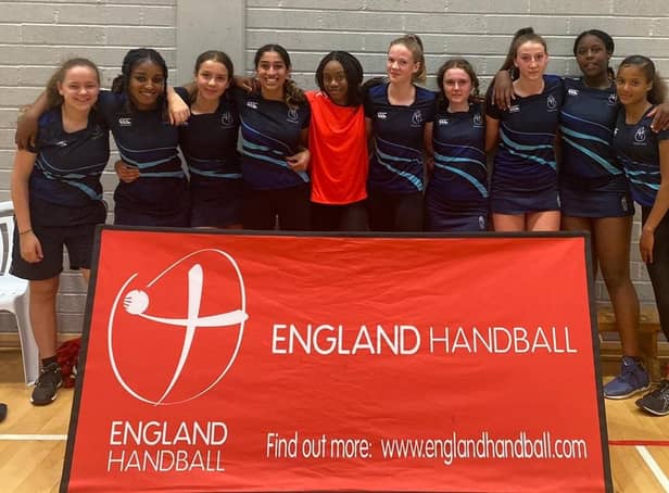 Aylesbury High School Under 15s handball team have reached the national finals