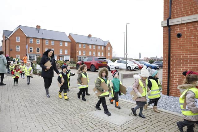 Pupils from Kingsbrook View Primary School 