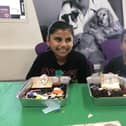 Bhavina, aged 8 (left) &amp; Milan, aged 7 (right) from Weston Turville