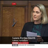 Laura Kyrke-Smith is pleased with the alterations. Photo: BBC Parliament.