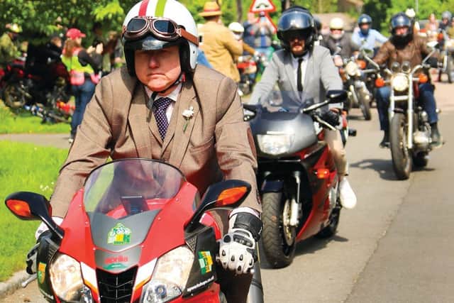 Motorcycling spectacle: The Distinguished Gentleman's Ride starts in Marsworth on May 18.