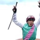Will Frankie Dettori be doing one of his trademark flying dismounts after victory in his last Derby at Epsom on Saturday?