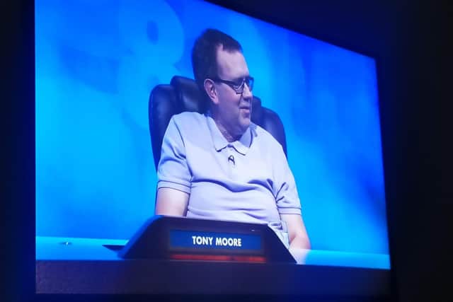 Tony Moore appears on Countdown