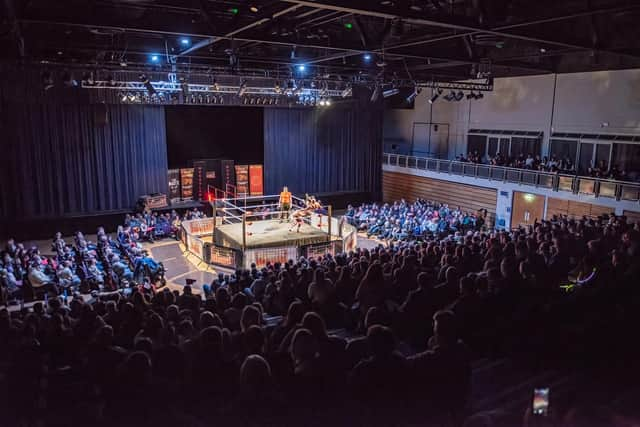 Megaslam wrestling, photo from Nick Frewin