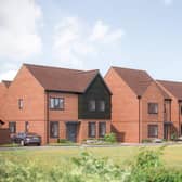 A CGI of a street scene at Bovis Homes Buckler’s Park location in Crowthorne