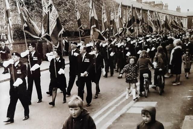 The parade at the opening in 1973