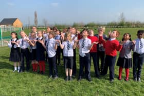 In search of shade - Lace Hill Academy pupils