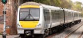 The first train tested in Winslow