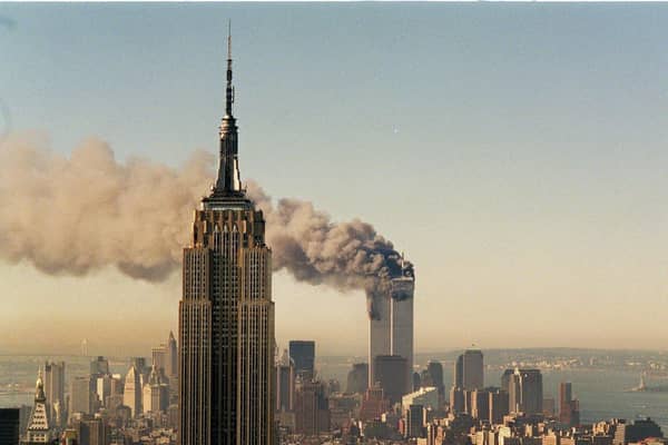 9/11 video of plane crash emerges 20 years after twin towers atrocity - showing attack in clear detail 