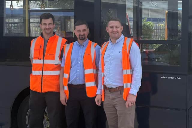 (l-r) Nathan Patrick, Piotr Augustyn and Matt Bloxham