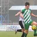 Jack Wood netted Aylesbury United's opener on Saturday. Stock photo by Mike Snell.