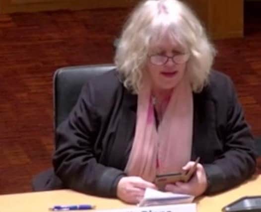 Councillor Diana Blamires asking about the implementation of the Wirking Party report