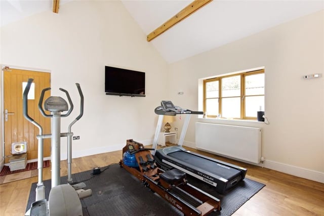 This room is currently used as a gym but can also be used as an office or additional bedroom
